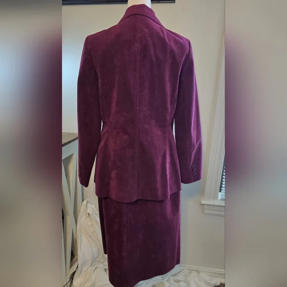 Count Romi Ltd Ultra Suede Fabric Single Breasted Suit Women's Size 12 - Picture 2 of 11